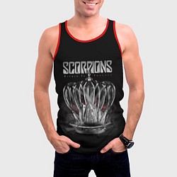 Майка-безрукавка мужская SCORPIONS, цвет: 3D-красный — фото 2