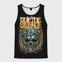 Майка-безрукавка мужская Suicide Silence, цвет: 3D-черный