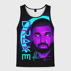 Майка-безрукавка мужская Drake, цвет: 3D-черный