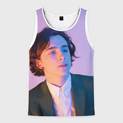 Майка-безрукавка мужская Timothee Chalamet, цвет: 3D-белый