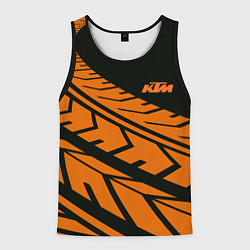 Майка-безрукавка мужская ORANGE KTM КТМ Z, цвет: 3D-черный
