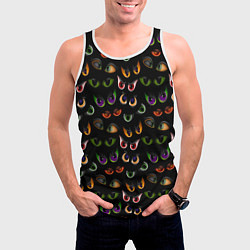 Майка-безрукавка мужская Звериный Взгляд, цвет: 3D-белый — фото 2