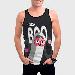 Майка-безрукавка мужская Toca Boo, цвет: 3D-черный — фото 2