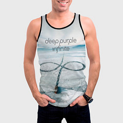 Майка-безрукавка мужская Infinite - Deep Purple, цвет: 3D-черный — фото 2