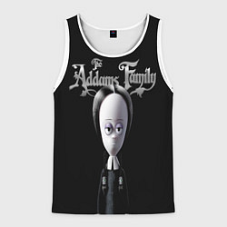 Майка-безрукавка мужская Семейка Аддамс Addams Family, цвет: 3D-белый