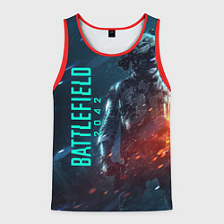 Майка-безрукавка мужская BATTLEFIELD 2042 SOLDIER WARS, цвет: 3D-красный