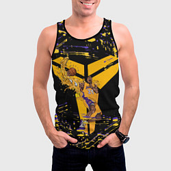 Майка-безрукавка мужская Los angeles lakers NBA, цвет: 3D-черный — фото 2