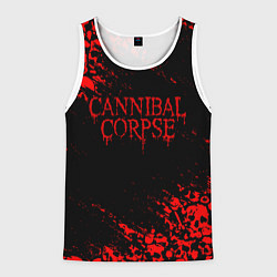 Мужская майка без рукавов CANNIBAL CORPSE КРАСНЫЕ ЧЕРЕПА