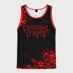 Мужская майка без рукавов CANNIBAL CORPSE КРАСНЫЕ ЧЕРЕПА