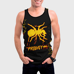 Майка-безрукавка мужская The Prodigy логотип, цвет: 3D-черный — фото 2