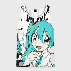 Мужская майка без рукавов Hatsune Miku Vocaloid