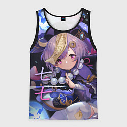 Майка-безрукавка мужская Genshin Impact: Qiqi, цвет: 3D-черный