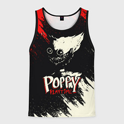 Майка-безрукавка мужская Poppy Playtime: Red & Black, цвет: 3D-черный