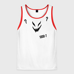 Майка-безрукавка мужская Zxc 1000-7, цвет: 3D-красный