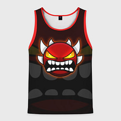 Мужская майка без рукавов Geometry Dash: Red Demon