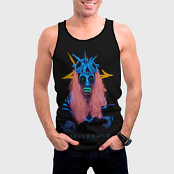 Майка-безрукавка мужская Hellbound остриё, цвет: 3D-черный — фото 2