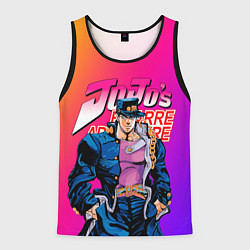 Майка-безрукавка мужская JOJO BIZARRE ADVENTURE ДЖО ДЖО ГРАДИЕНТ, цвет: 3D-черный