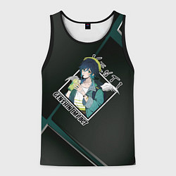 Майка-безрукавка мужская Venti Венти, Genshin Impact, цвет: 3D-черный