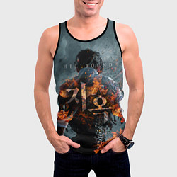 Майка-безрукавка мужская ЗОВ АДА HELLBOUND, цвет: 3D-черный — фото 2