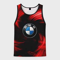 Майка-безрукавка мужская BMW RED BEAST, цвет: 3D-черный