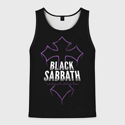 Майка-безрукавка мужская Black Sabbat Cross, цвет: 3D-черный