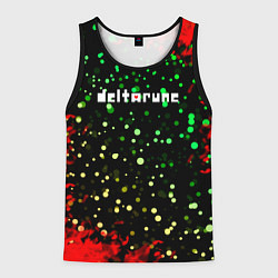 Майка-безрукавка мужская Deltarune пламя, цвет: 3D-черный