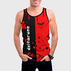 Майка-безрукавка мужская Deltarune black & red, цвет: 3D-черный — фото 2