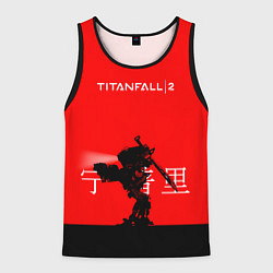Майка-безрукавка мужская Mech TF2, цвет: 3D-черный