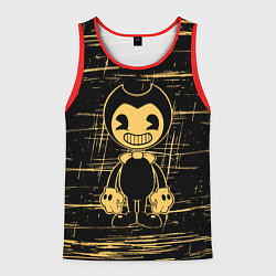 Майка-безрукавка мужская Bendy and the ink machine - Бенди, цвет: 3D-красный