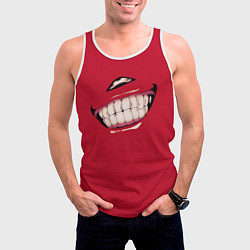 Майка-безрукавка мужская Sukunas Smile, цвет: 3D-белый — фото 2