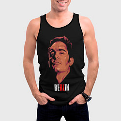 Майка-безрукавка мужская БЕРЛИН, БУМАЖНЫЙ ДОМ, цвет: 3D-черный — фото 2