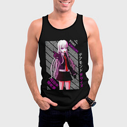 Майка-безрукавка мужская Кёко Киригири - Danganronpa, цвет: 3D-черный — фото 2
