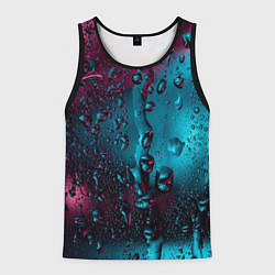 Майка-безрукавка мужская Ностальгия фиолетового дождя, цвет: 3D-черный