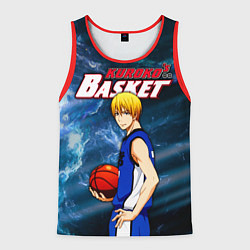 Майка-безрукавка мужская Kuroko no Basuke, Kise Ryota Рёта Кисе, цвет: 3D-красный