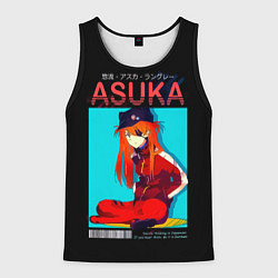 Майка-безрукавка мужская Asuka - Neon Genesis Evangelion, цвет: 3D-черный