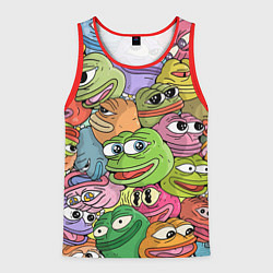 Майка-безрукавка мужская Pepe BOMBING, цвет: 3D-красный