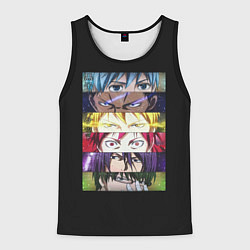 Майка-безрукавка мужская Kuroko No Basket, цвет: 3D-черный