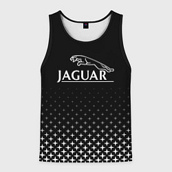 Майка-безрукавка мужская Jaguar, Ягуар Здезды, цвет: 3D-черный