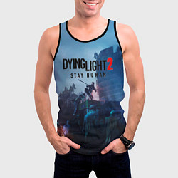 Майка-безрукавка мужская Dying Light: Stay Human, цвет: 3D-черный — фото 2