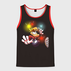 Майка-безрукавка мужская RAYMAN LEGENDS РЕЙМАН, цвет: 3D-красный