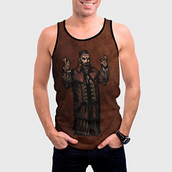 Майка-безрукавка мужская Boss!, цвет: 3D-черный — фото 2