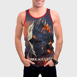 Майка-безрукавка мужская DARK SOULS III Рыцарь Солнца Дарк Соулс, цвет: 3D-красный — фото 2