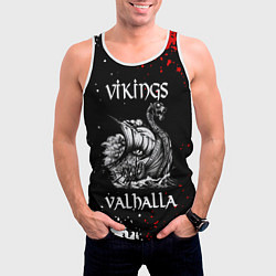 Майка-безрукавка мужская Викинги: Вальхалла Vikings: Valhalla, цвет: 3D-белый — фото 2
