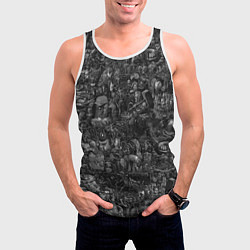 Майка-безрукавка мужская Elysium art, цвет: 3D-белый — фото 2
