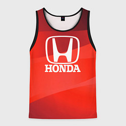 Майка-безрукавка мужская HONDA хонда, цвет: 3D-черный