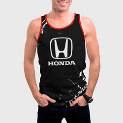 Майка-безрукавка мужская Honda CR-Z, цвет: 3D-красный — фото 2