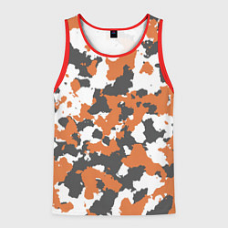 Мужская майка без рукавов Orange Camo