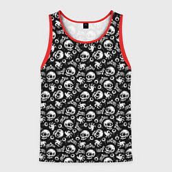 Майка-безрукавка мужская Skull Eye Bones Hype, цвет: 3D-красный