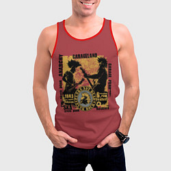 Майка-безрукавка мужская Punk Rock Панки Живы, цвет: 3D-красный — фото 2