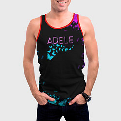 Майка-безрукавка мужская Adele neon, цвет: 3D-красный — фото 2